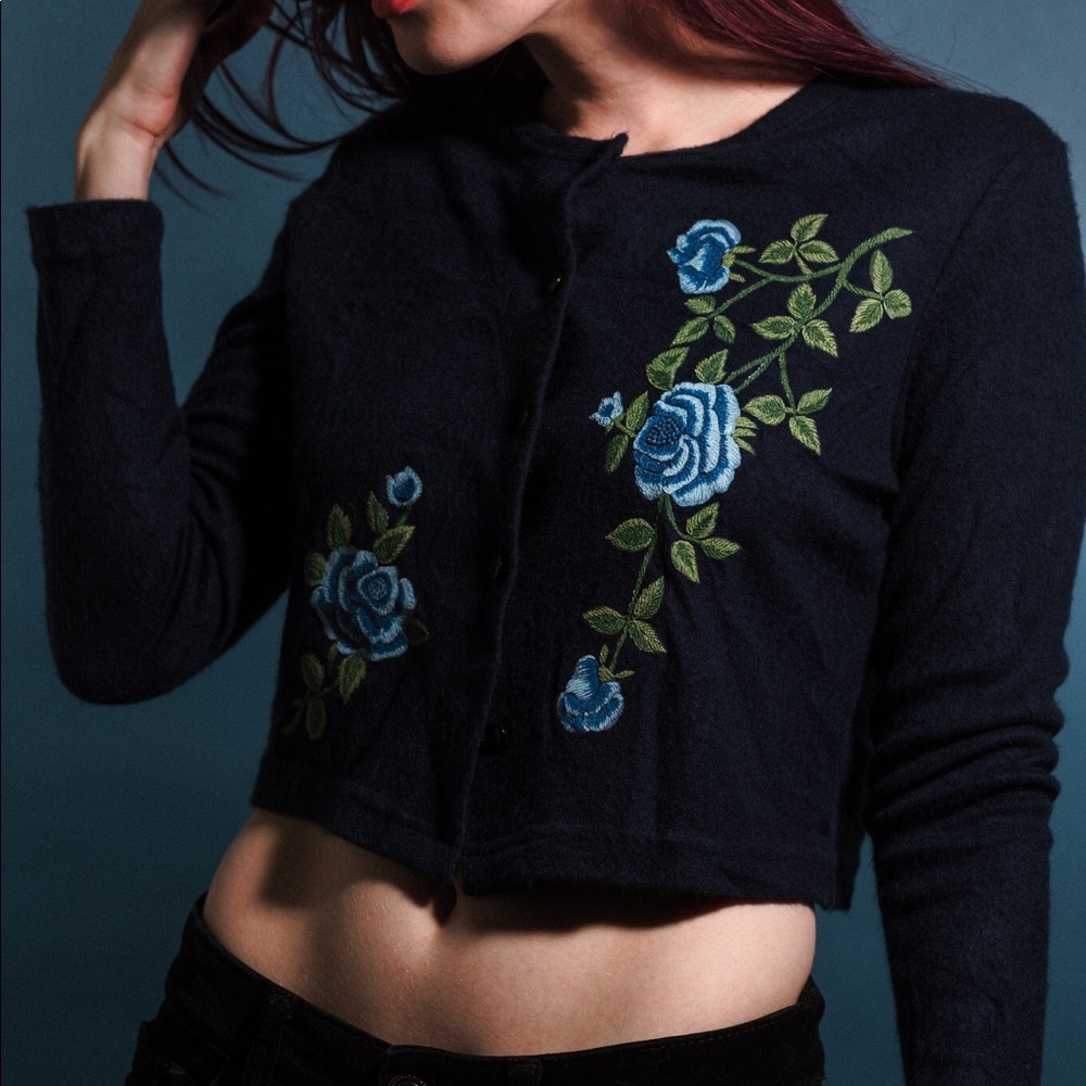 ENT Enterance Floral Cardigan